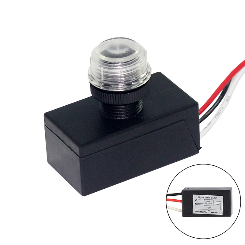 Außenbeleuchtung Dämmerung bis Morgendämmerung Lichtsensor AC 110V-240V Straßenlaterne Sensorschalter Fotoelektrischer Sensorschalter Fotozellensensor Image