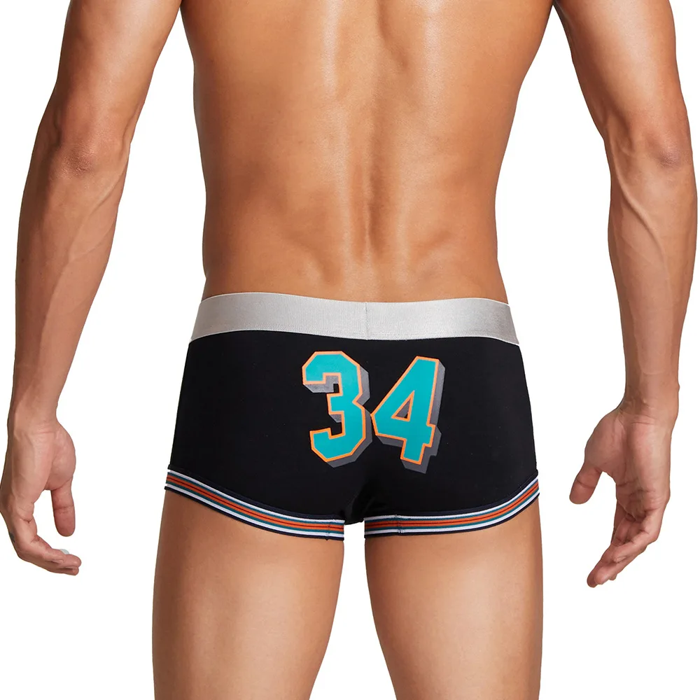 SEOBEAN Herren-Boxershorts Figure 34, schweißableitende, atmungsaktive Herren-Slips aus Baumwolle Image