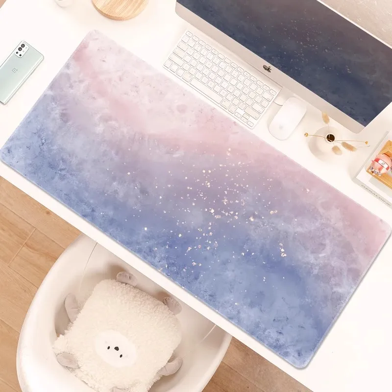 Mauspad mit Farbverlaufsmischung und hohem ästhetischem Wert, Computer-Desktop-Schutzpad, einfaches Büro-Schreibtischunterlage, schmutzabweisend Image