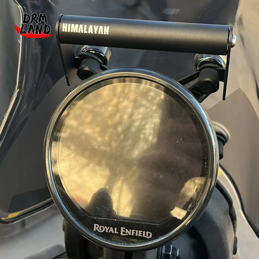 Für Himalayan 450 Telefon Halter Motorrad Himalayan 450 Zubehör GPS Navigation Platte Halterung Adapter Ständer Halterung 2024 2025 Image
