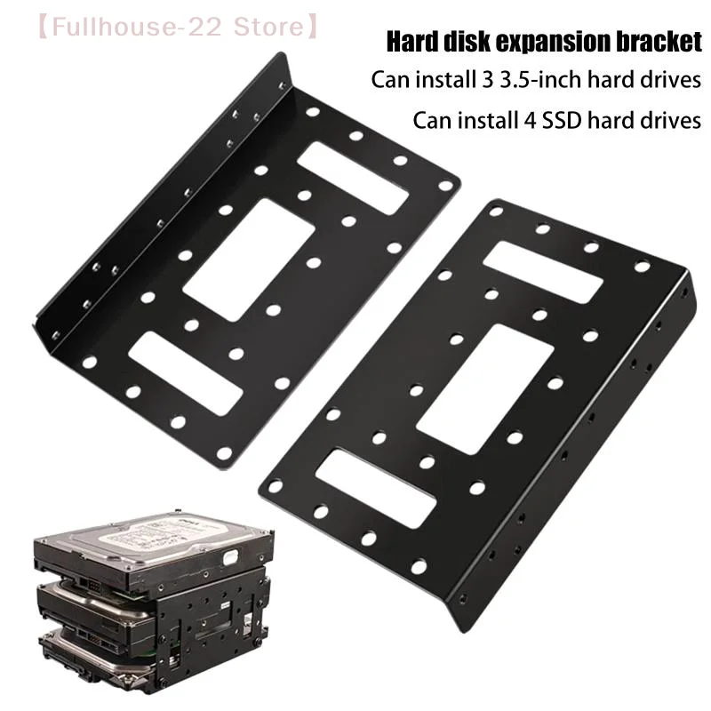 【MAX-22】11UB Speicher-Montagehalterung 2,5 Zoll 3,5 Zoll Adapter Tray Adapter HDD Festplatte für 2,5/3,5 Zoll SSD-Halterung Image