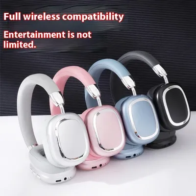 B35 Headset Stil Bluetooth Drahtlose Musik Kopfhörer Metall Farbe DJ Handy-Spiel Universal Over Ear Telefon Für Computer Und Büro