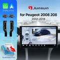 Junsun 360 ° Telecamera panoramica Autoradio Per Peugeot 2008 208 2012 - 2018 Schermo CarPlay Wireless Android Auto Stereo GPS Navi RDS