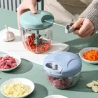 500/900ML Manuale Tritacarne Aglio Chopper Ruota Spremiaglio Frantoio Verdura Cipolla Cutter Cucina Accessori Da Cucina