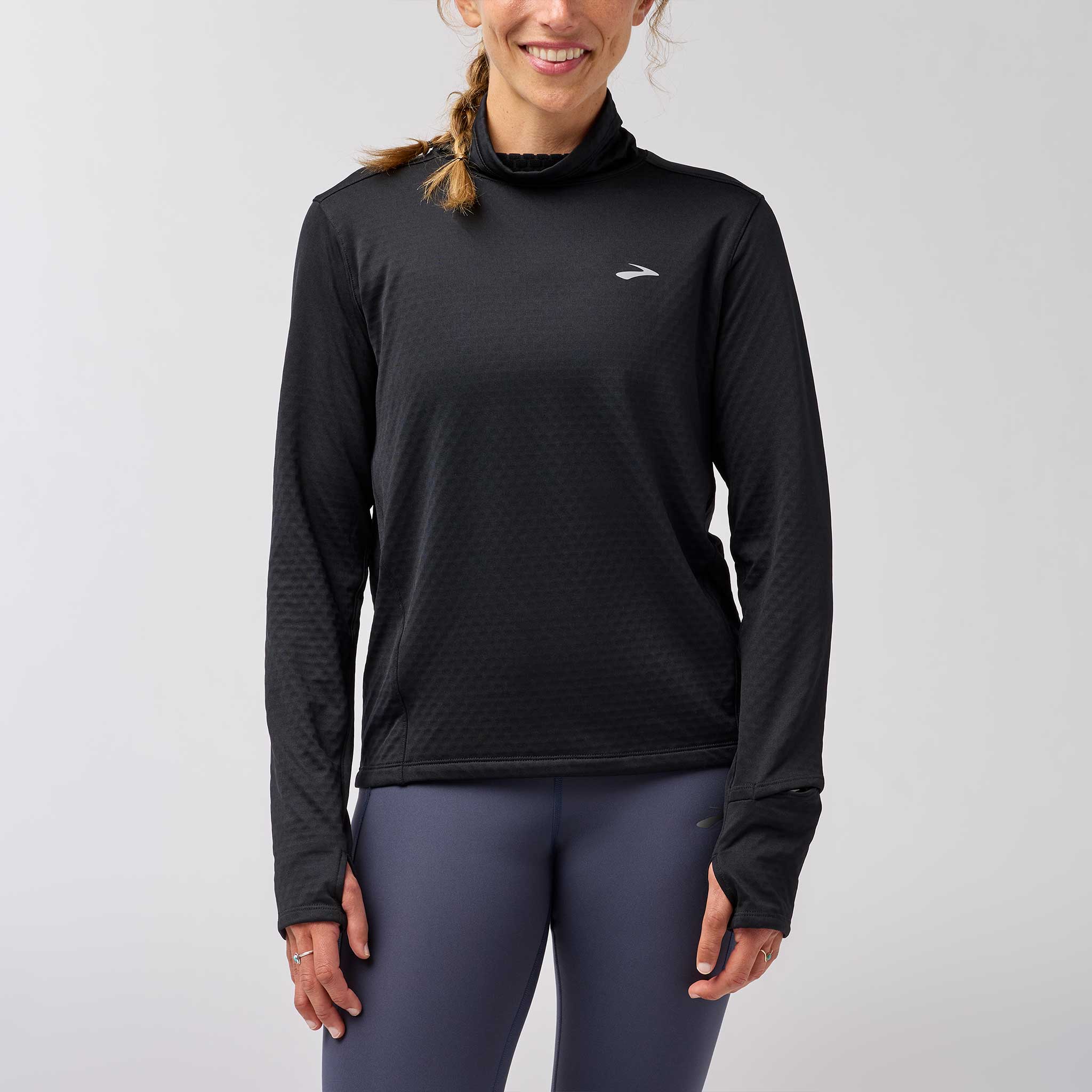 Brooks Notch Thermal Long Sleeve 3.0 Women's Running Apparel Black