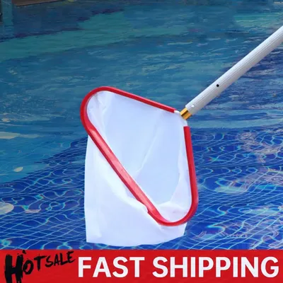 Pool Landing Net Pool Skimmer Net with Aluminium Handle Fine Mesh Pool Net Pool Leaf Skimmer Net for Cleaning Swimming Pool