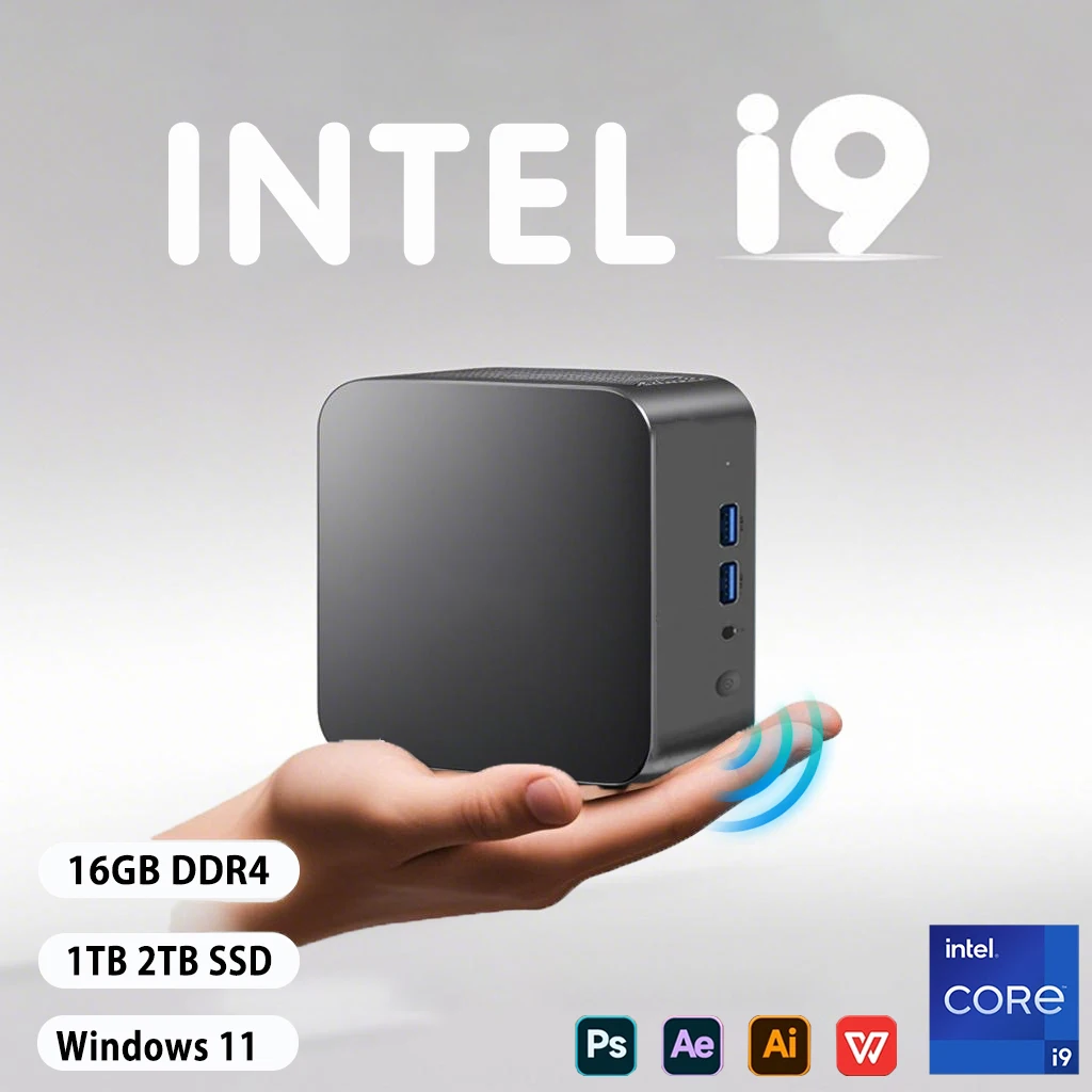 Brand-new Windows 11 MINI Computer Intel Core i9 8950HK /N50595A MINI PC 16GB DDR4 2048GB SSD WIFI 6 BT5.2 Gaming MINI PC
