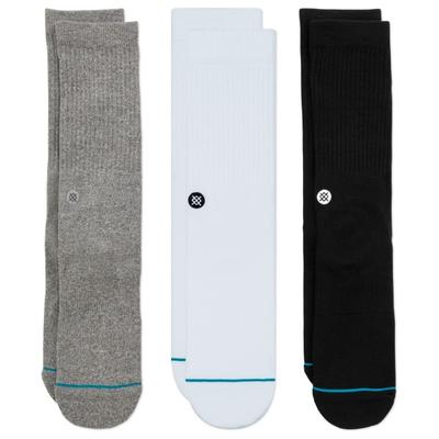 Stance - Icon 3 Pack - Multifunktionssocken Unisex L | EU 43-46 grau Image