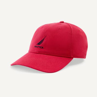 Nautica Men's Embroidered Hat 630 (Buoy Red), OS