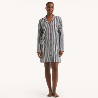 Nautica Women's Sleep Shirt Dress 061 (Ice Mist), S