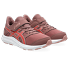 Laufschuh ASICS "JOLT 4 PS", Gr. 31,5, rubble rot, schwarz pink clay, Textil, sportlich, Schuhe