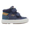 Sneaker KANGAROOS "KAVU PRIMO V", Gr. 30, k blau, safari party, Synthetik, Textil, sportlich, Schuhe, Warmfutter