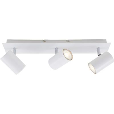 BRILONER LEUCHTEN LED Deckenspots "2857035 Run", weiß, Lampen, Deckenlampe, 45x8x12,3cm, max.40W, GU10, Wohnzimmer, Flur, Büro