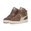 Sneaker PUMA "SHUFFLE DOWNTOWN MID WTR", Gr. 43, flat bronze, desert dust, puma gold, Leder, sportlich, Schuhe