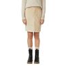 Cordrock S.OLIVER, Damen, Gr. 38, cream beige, Cord, Obermaterial: 42% Polyester, 36% Baumwolle, 20% Viskose, 2% Elasthan, unifarben, casual, regular fit kniefrei, Röcke, im Five-Pocket Style