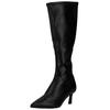 Stiefel STEVE MADDEN "STEVE MADDEN Stiefel Lederimitat", Damen, Gr. 36, schwarz, Lederimitat, elegant, Schuhe