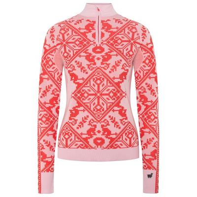Kari Traa - Women's Saga Half Zip - Merinounterwäsche Gr S rosa/rot Image