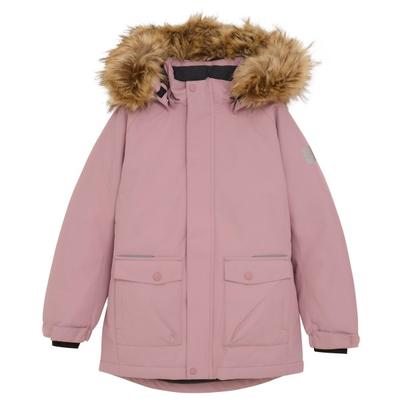 Color Kids - Girl's Parka with Fake Fur - Parka Gr 110 rosa Image