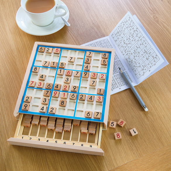 Sudoku-Spiel aus Holz Image