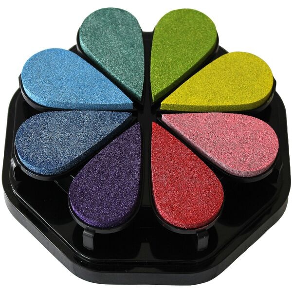 artoz Stempelkissen »pearl« grau Image