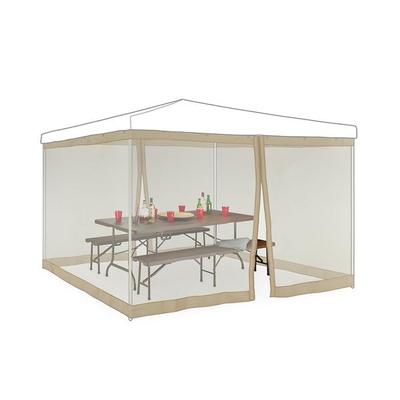 relaxdays Moskitonetz für 3 x 3 m Pavillon beige Image