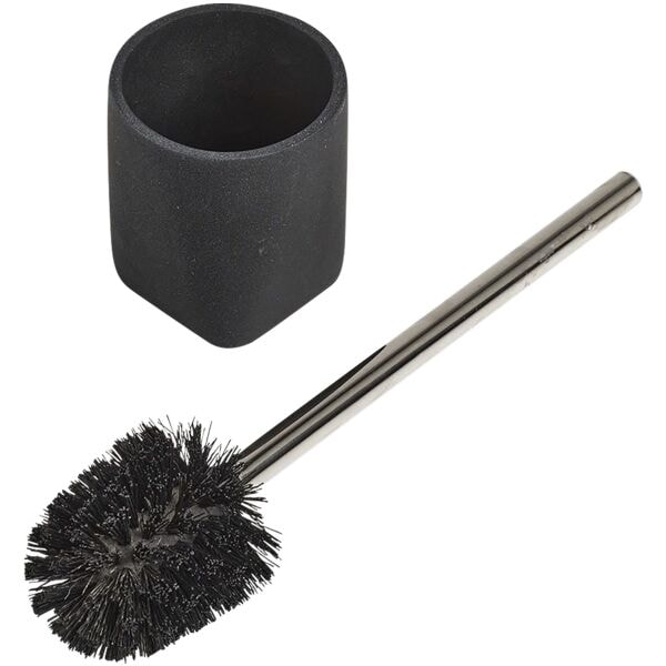 Zeller WC-Garnitur »Dark Stone« silber, 9.5x36.5x9.5 cm