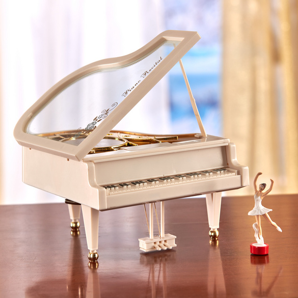 Spieluhr "Piano" mit tanzender Ballerina Eldo Image