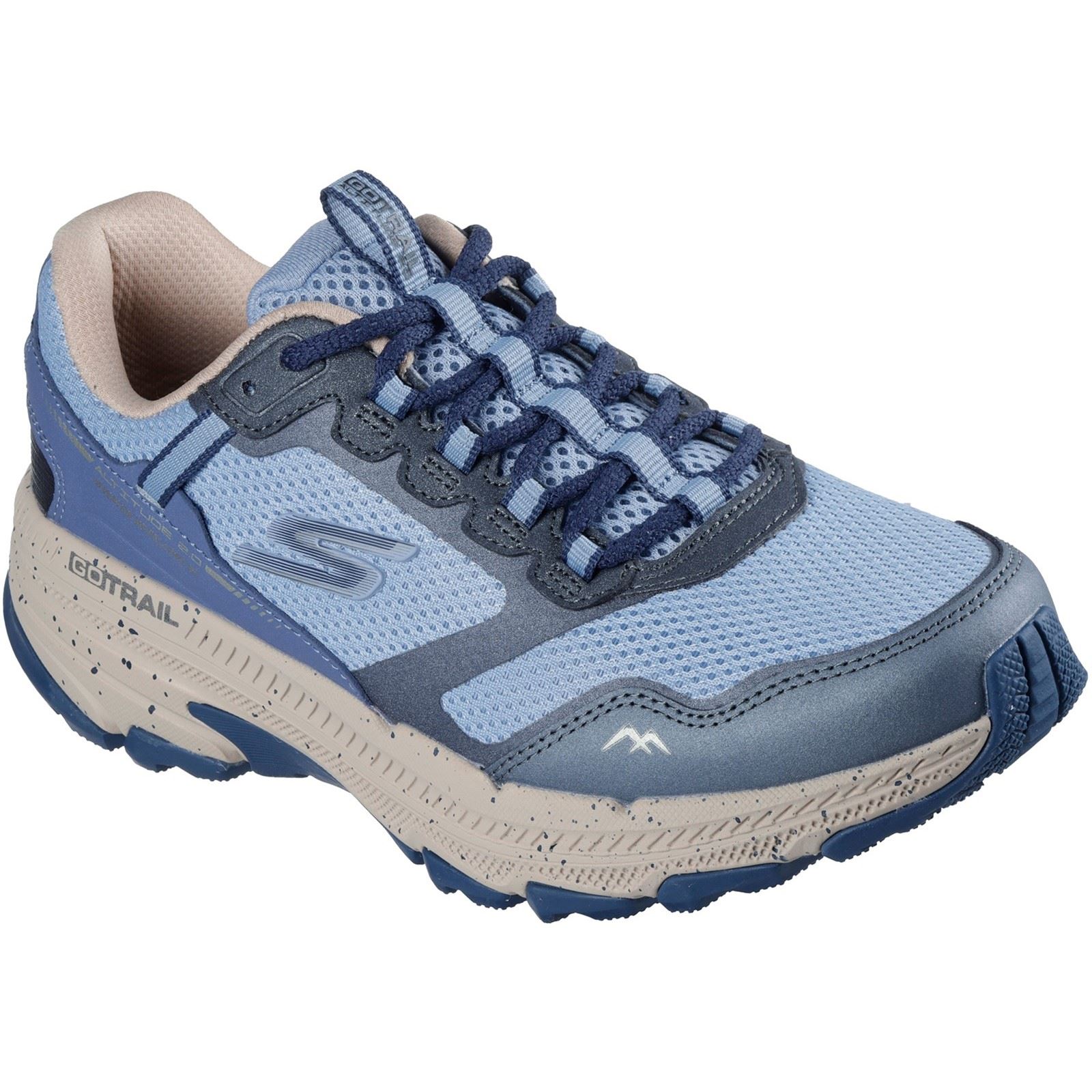 Skechers Performance GO RUN Trail Altitude 2.0 Ravine Damen Sneaker aus Leder in Schiefergrau