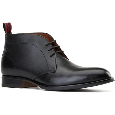 Base London Wallis Herren Schwarze Leder Knöchelstiefel Image