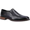 Hush Puppies Donovan Leder Herren Schwarz Slipper Schuhe