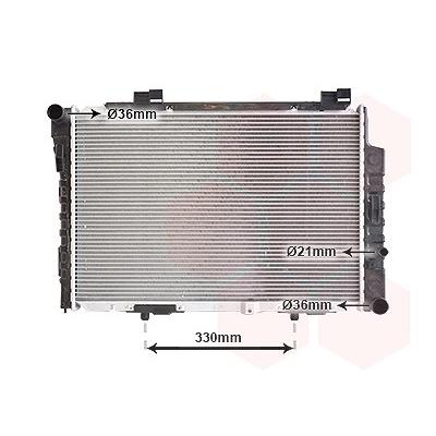 Van Wezel Kühler, Motorkühlung [Hersteller-Nr. 30002234] für Mercedes-Benz Image