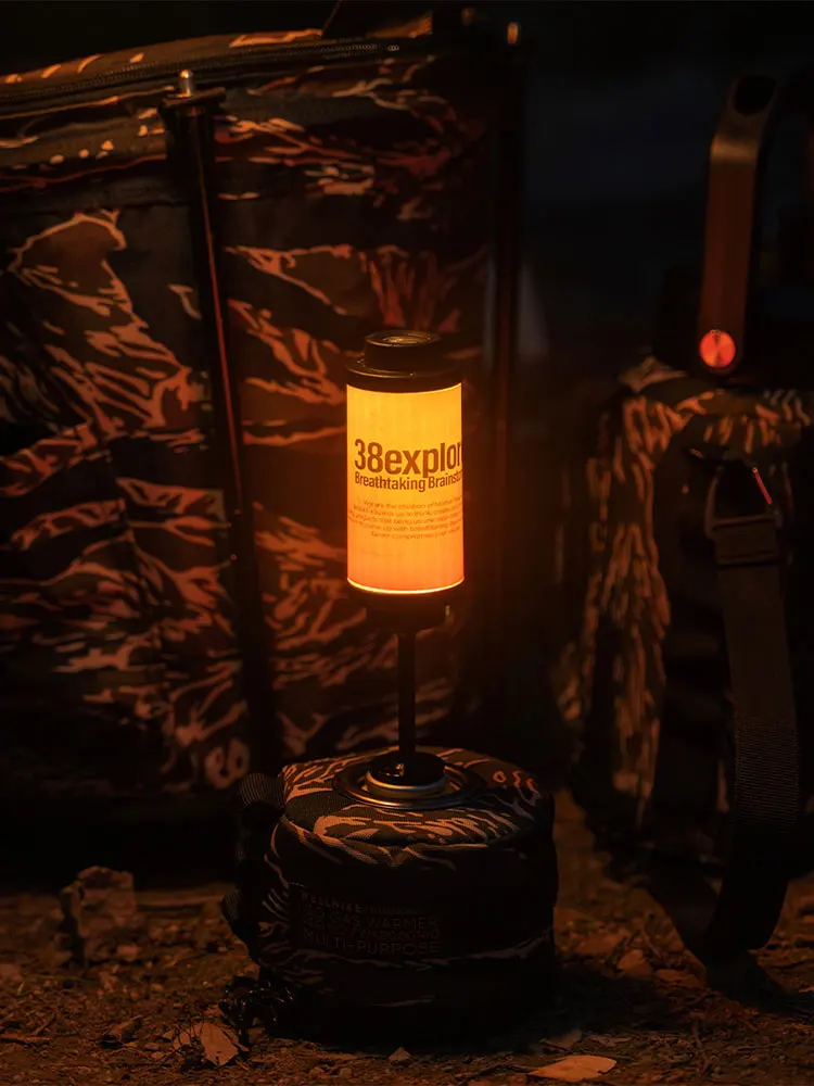 Laterne Gas Tank Halterung Lampe Verlängerungsstange Aluminiumlegierung Camping Lampen Verlängerungsrohr Vielseitig für Camping Wandern Image