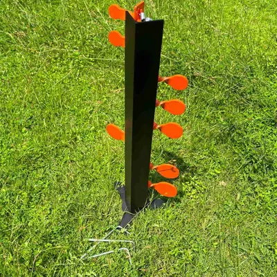 Thickened Metal Target Sheets: 5MM, 8 Shooting Metal Targets with Gradually Increasing Difficulty - Dueling Tree Targets