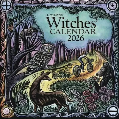 2026 Witch Calendar Hangable Home Decor Calendar New Year Wall Calendar Paper Calendar Notepad