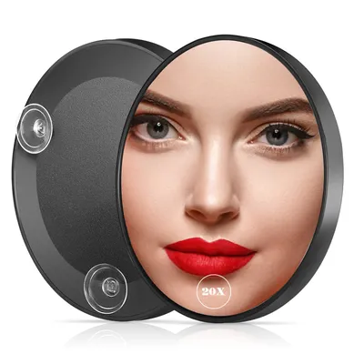 Magnifying Makeup Mirror 20x 30x 40x Power Zoom Compact Travel Portable Cosmetic Magnifying Glass for Detailed Beauty Care