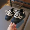 2024 kinder Casual Schuhe für Mädchen Winter Neue Mode Koreanischen Stil Weichen Boden Anti-rutschig Vielseitig Chic Plüsch baby Schuhe