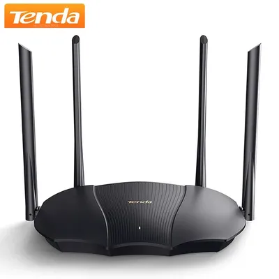 Tenda AX12 WiFi 6 Router AX3000 Dual Band Gigabit Smart 802.11ax Wi-Fi6 WPA3 Netzwerksicherheit IPv6 Unterstützte Parentalsteuerung