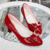5cm Herbst neue Damenschuhe Mode profession elle High Heels schwarz rot flachen Mund bequeme Arbeit Shoes34-40 Tacones Mujer schuhe dame Women heels pumps lederschuhe damen pumps kitten heels Shoes on