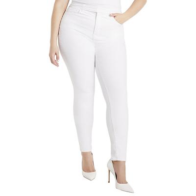 GOOD AMERICAN Good Legs Skinny White Jean