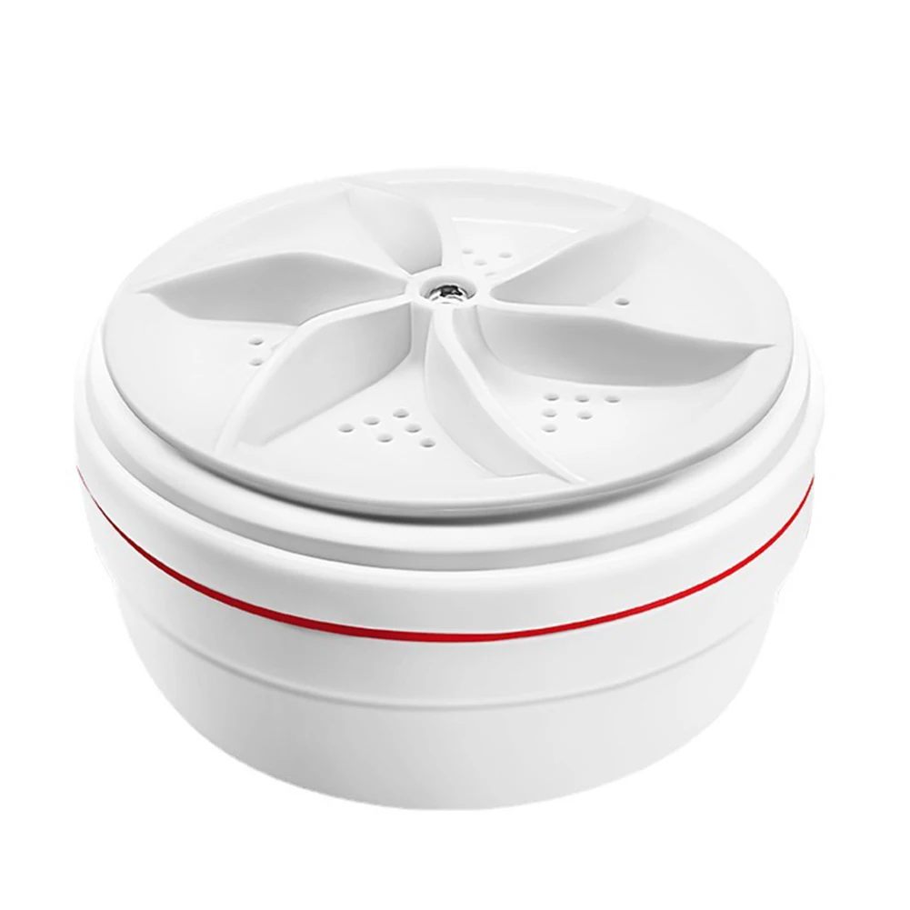 Portable Mini Washing Machine USB Powered Mini Turbo Washer for Underwear Socks Ultrasonic Turbo Washing Machine for Home Travel