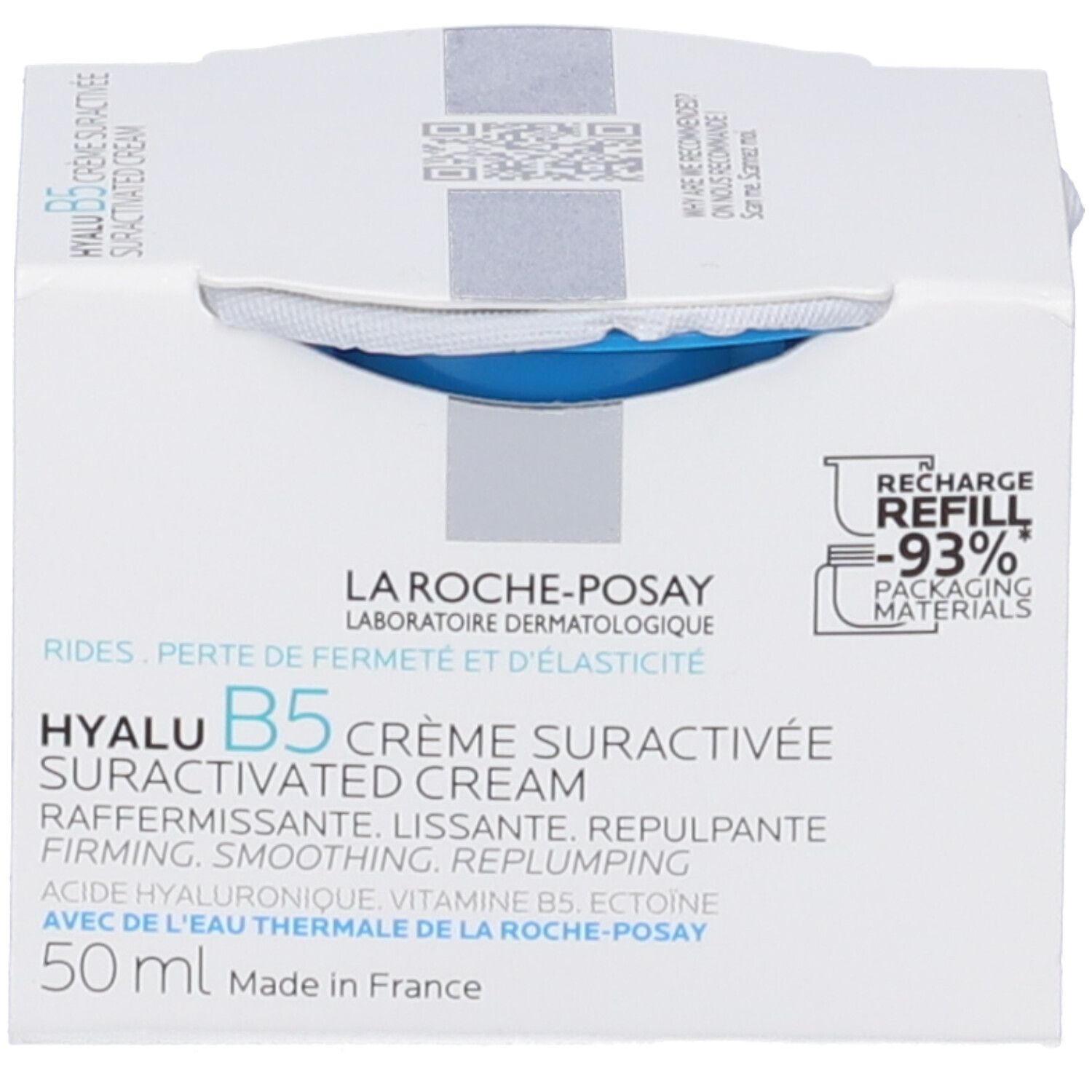 La Roche-Posay Hyalu B5 Crema Anti-Rughe, Formato ricarica 50ml 50 ml