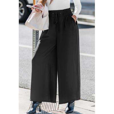 Tailored Flow Black Pants