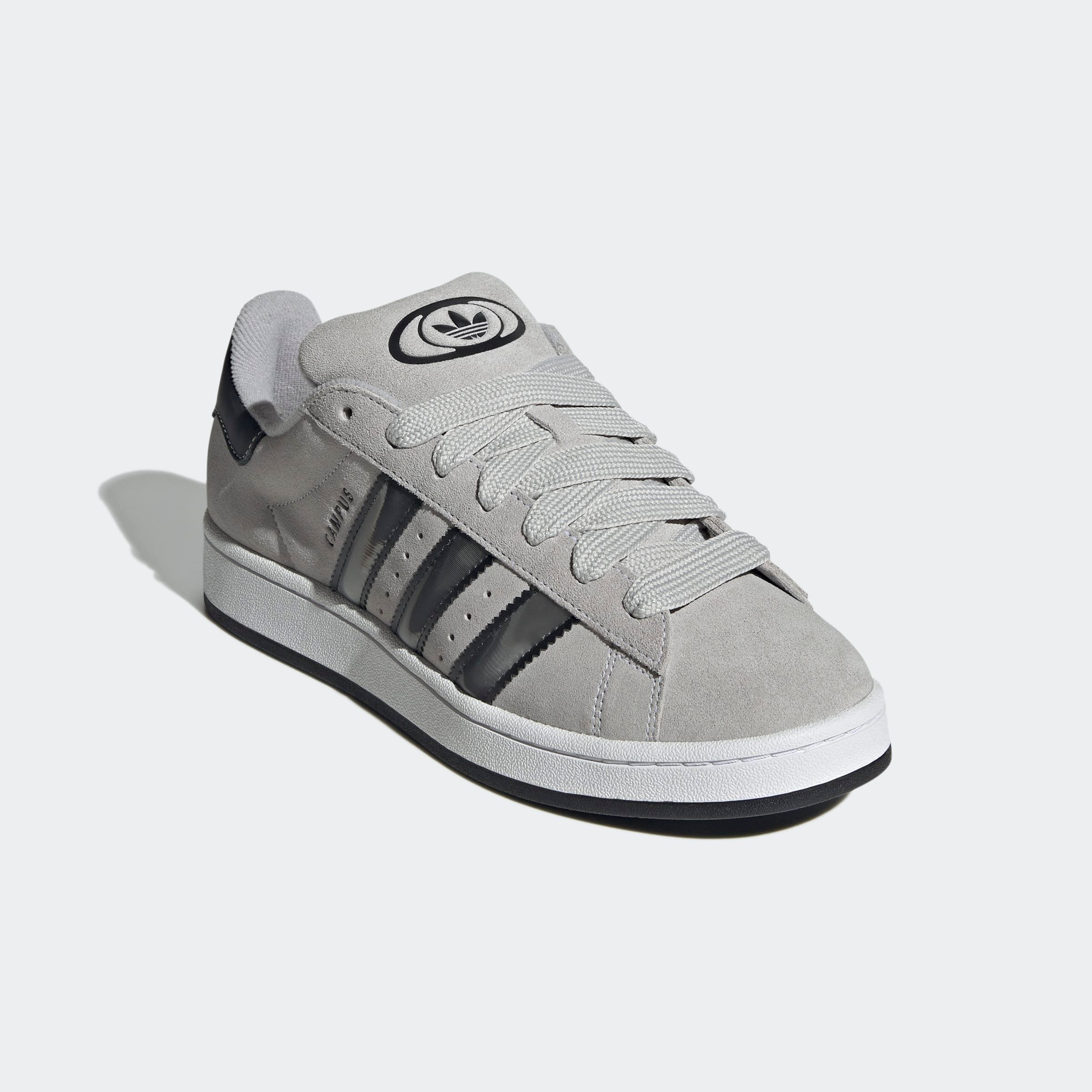Sneaker ADIDAS ORIGINALS "CAMPUS 00S", Gr. 40, silber (grau two, matte silber, core schwarz), Leder, Sportlich, Schuhe Image