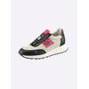 Sneaker HEINE, Damen, Gr. 37, bunt (creme, bunt), Leder, Glattleder, sportlich, Schuhe