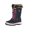 Winterstiefel TROLLKIDS "GIRLS HOLMENKOLLEN SNOW BOOTS XT", Damen, Gr. 33, bunt (navy, magenta), Synthetik, Textil, sportlich, Schuhe, wasserdicht, reflektierende Details