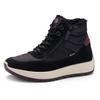 Sneakerboots ARA "NEW YORK", Damen, Gr. 6 (39), bunt (schwarz, dunkelrot), Textil, Veloursleder, sportlich, Schuhe, Winterboots, Snowboots mit Gore-Tex, H-Weite