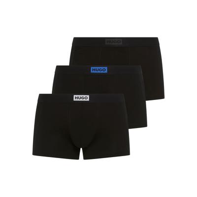 Trunk HUGO UNDERWEAR, Herren, Gr. M (50), bunt, Jersey, Obermaterial: 95% Baumwolle, 5% Elasthan, unifarben, figurbetont, Unterhosen, mit kontrastfarbigem Bund Image