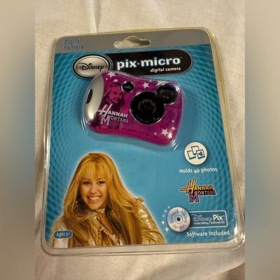 Disney Accessories | Disney Pix Micro Digital Camera - Blue And White | Color: Pink/White | Size: Osg