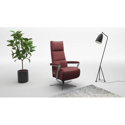 TV-Sessel SIT & MORE "Vario Comfort, inkl. Kopfteilverstellung & 360 Grad Drehfunktion", rot (merlot), B:70cm H:124cm T:85cm, Sessel, inkl. Herz-Waage-Funktion & 3 Motoren, Höhe der Armlehnen 62cm Image