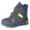 Winterstiefel RICOSTA "Gabris WMS: normal", Kinder, Gr. 32, blau (navy, gelb), Textil, Lederimitat, casual, Schuhe, Snowboots mit Sympatex, Größenschablone zum Download